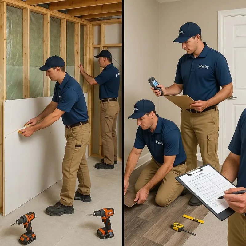 Repairs and Reconstruction process in Turtle Lake, WI