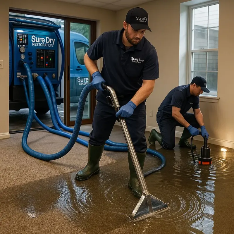 Water Extraction and Removal process in Turtle Lake, WI